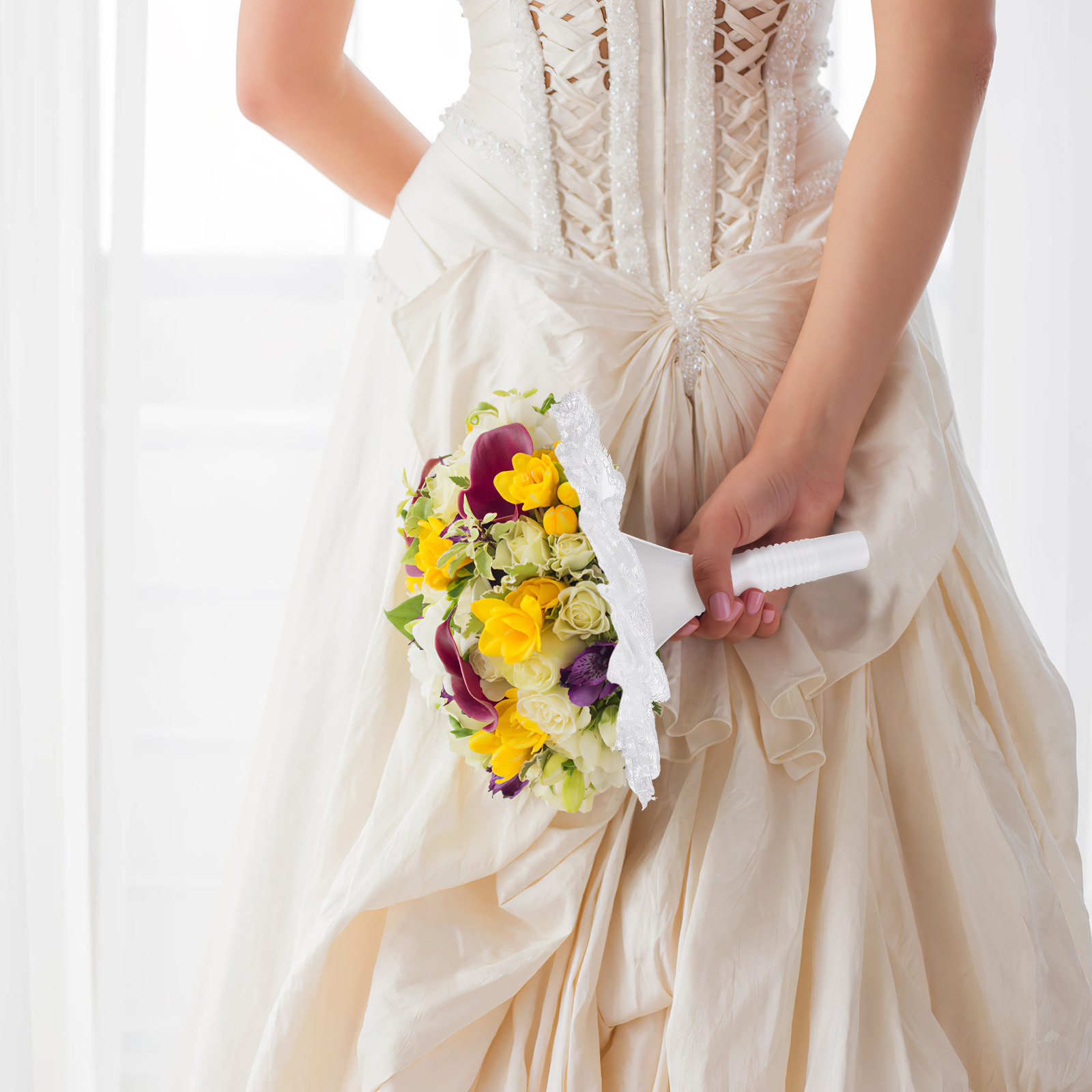 Bouquet Holder Foam - 1Set Wedding Bridal Bouquet Holder Foam