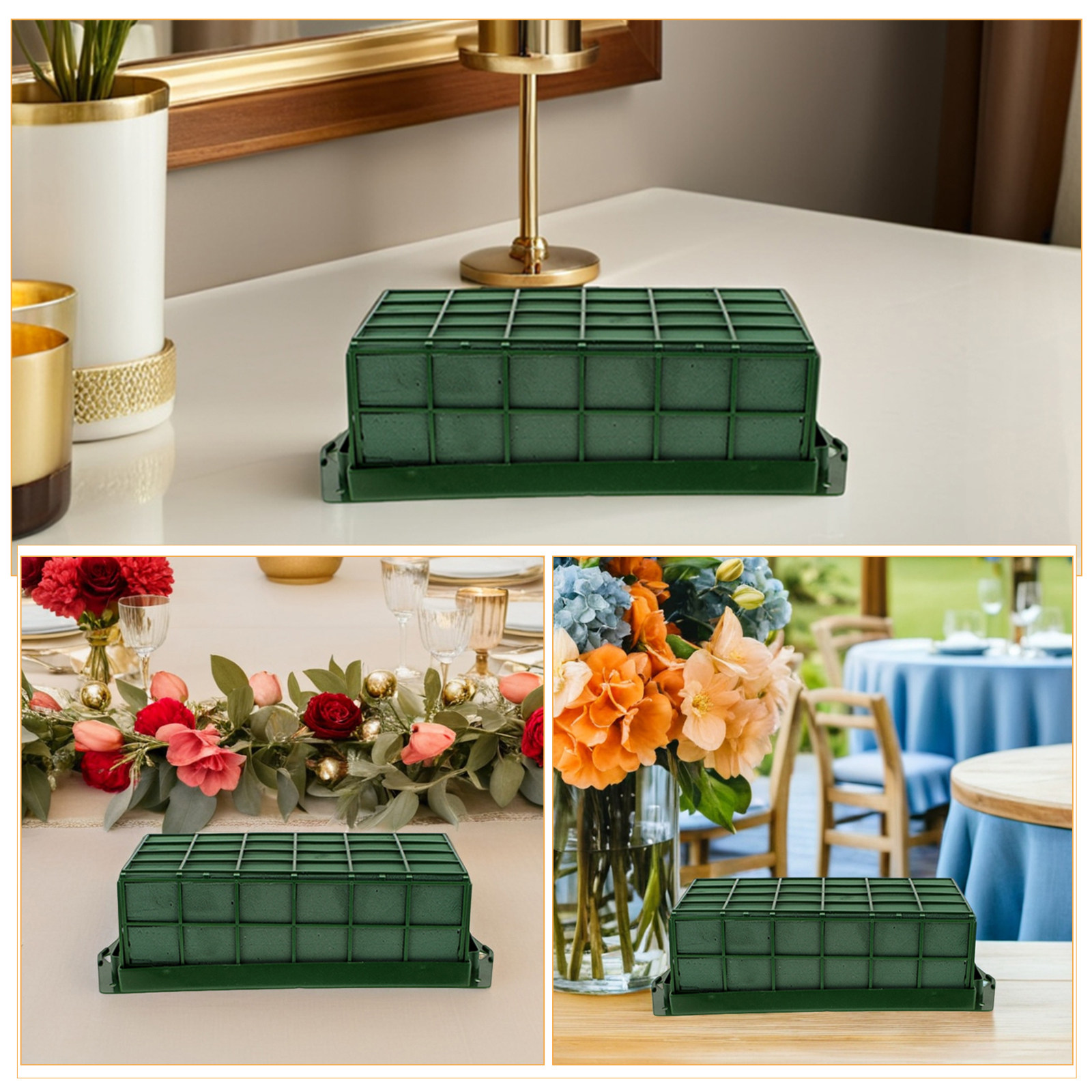 6Pcs Floral Cage for Flower Ar - Bouquet Holder Foam recension och pris