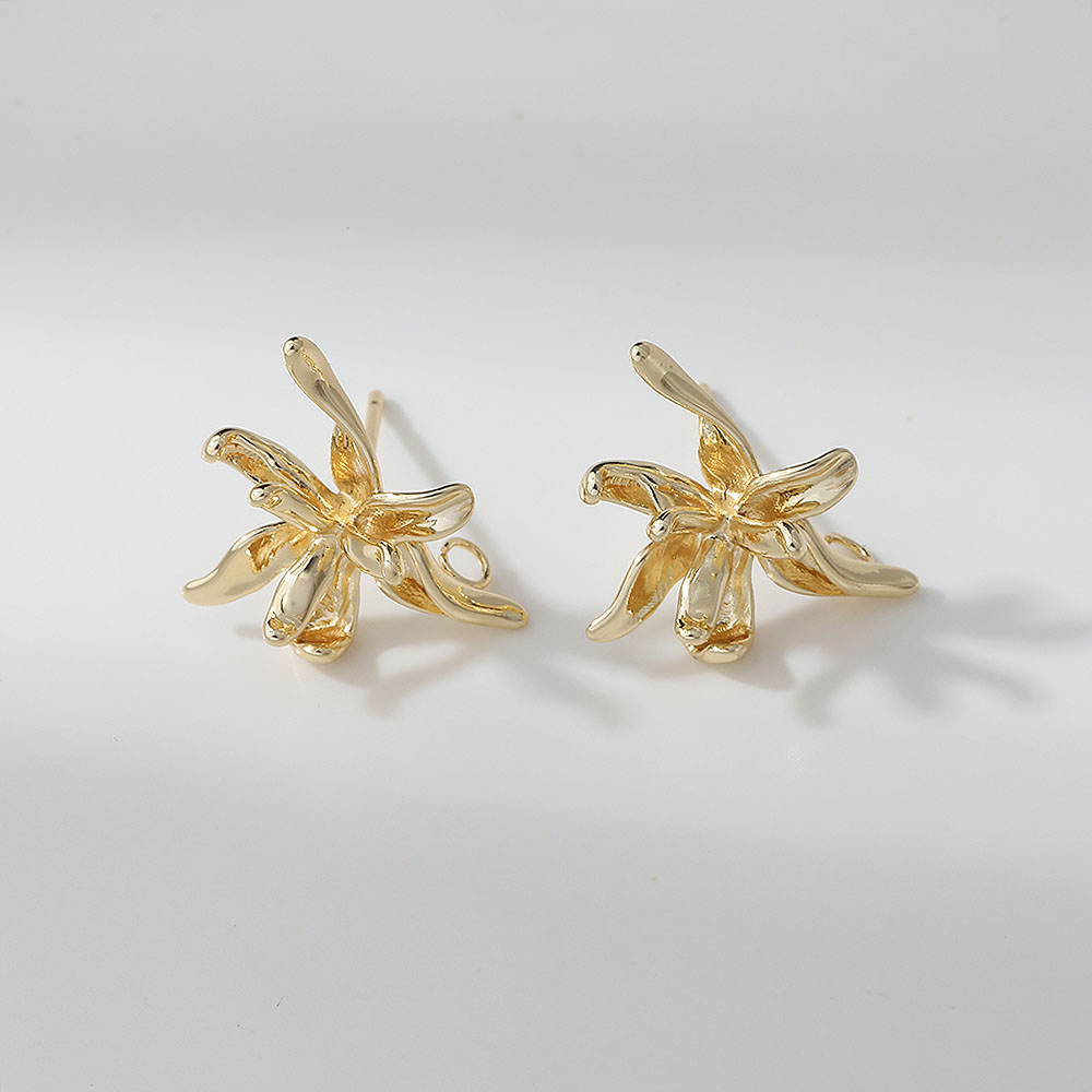 4PCS Dainty Flower Shape Ear S - Flower Supplies recension och pris