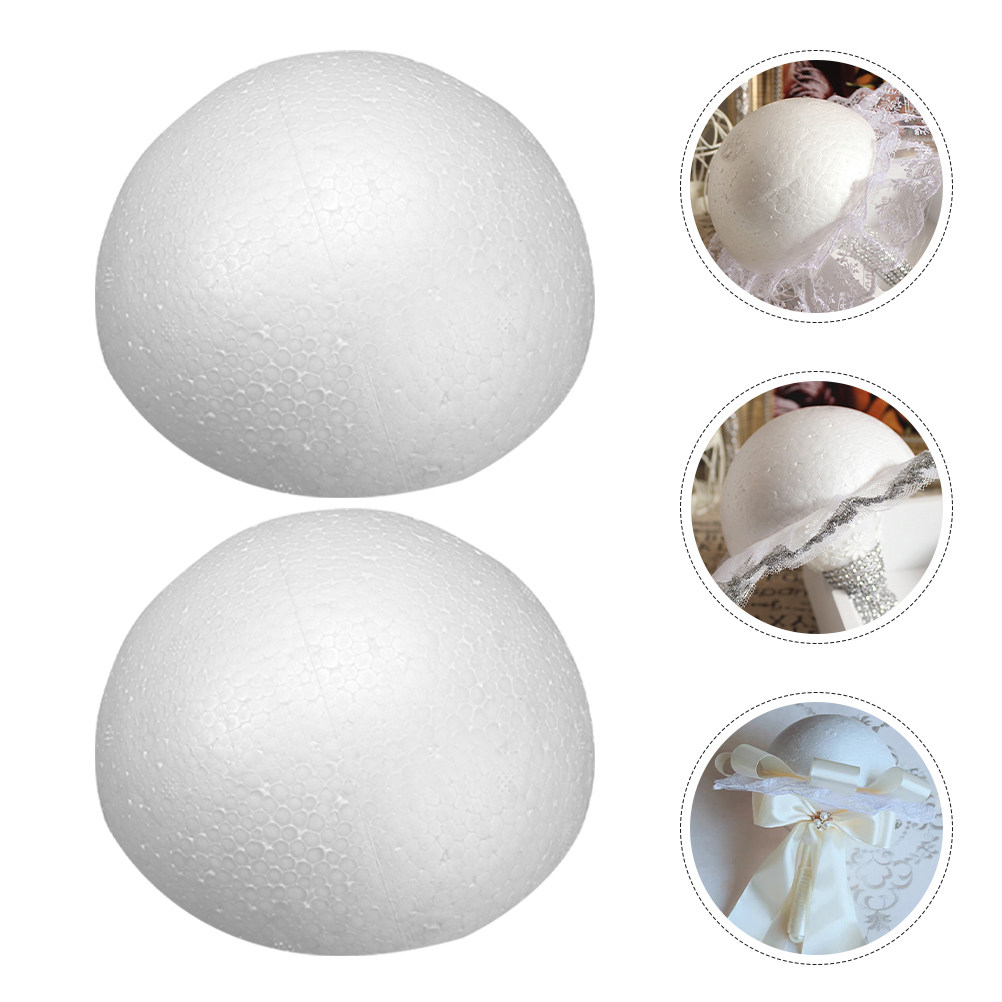 4Pcs White Foam Hemisphere Sem - Bouquet Holder Foam recension och pris