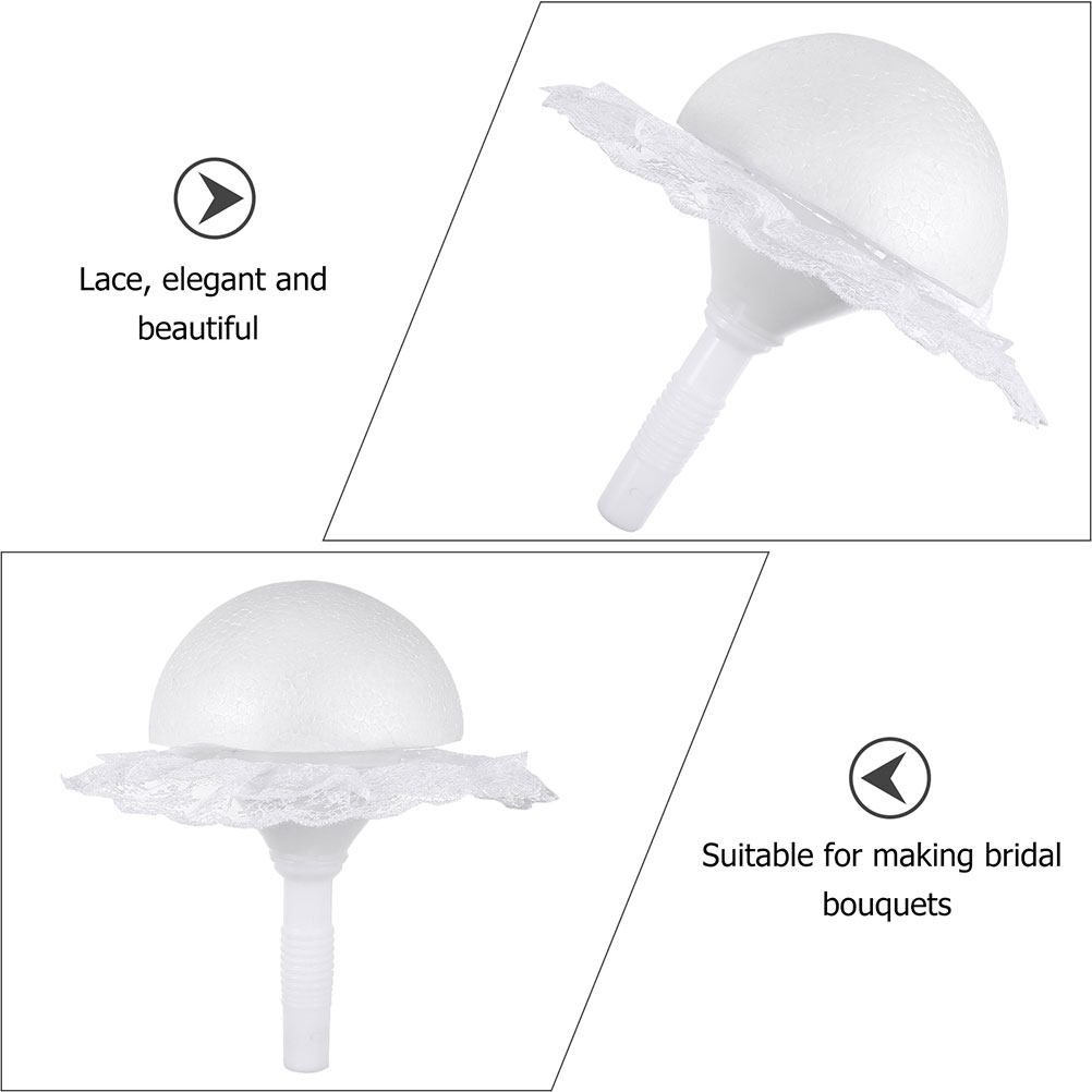 1Set Half Ball Foam Bouquet Ho - Bouquet Holder Foam recension och pris